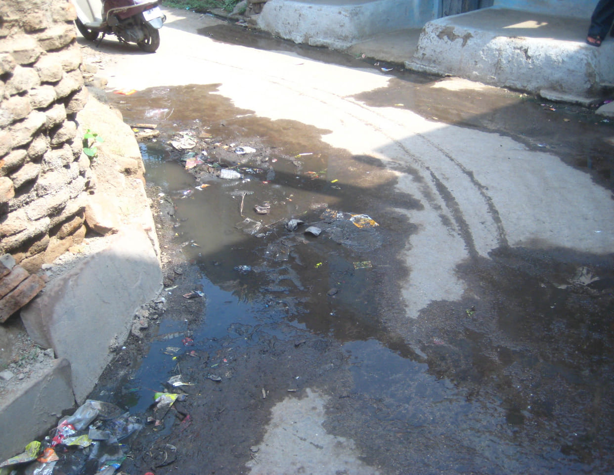 not regular cleaning in village jarya