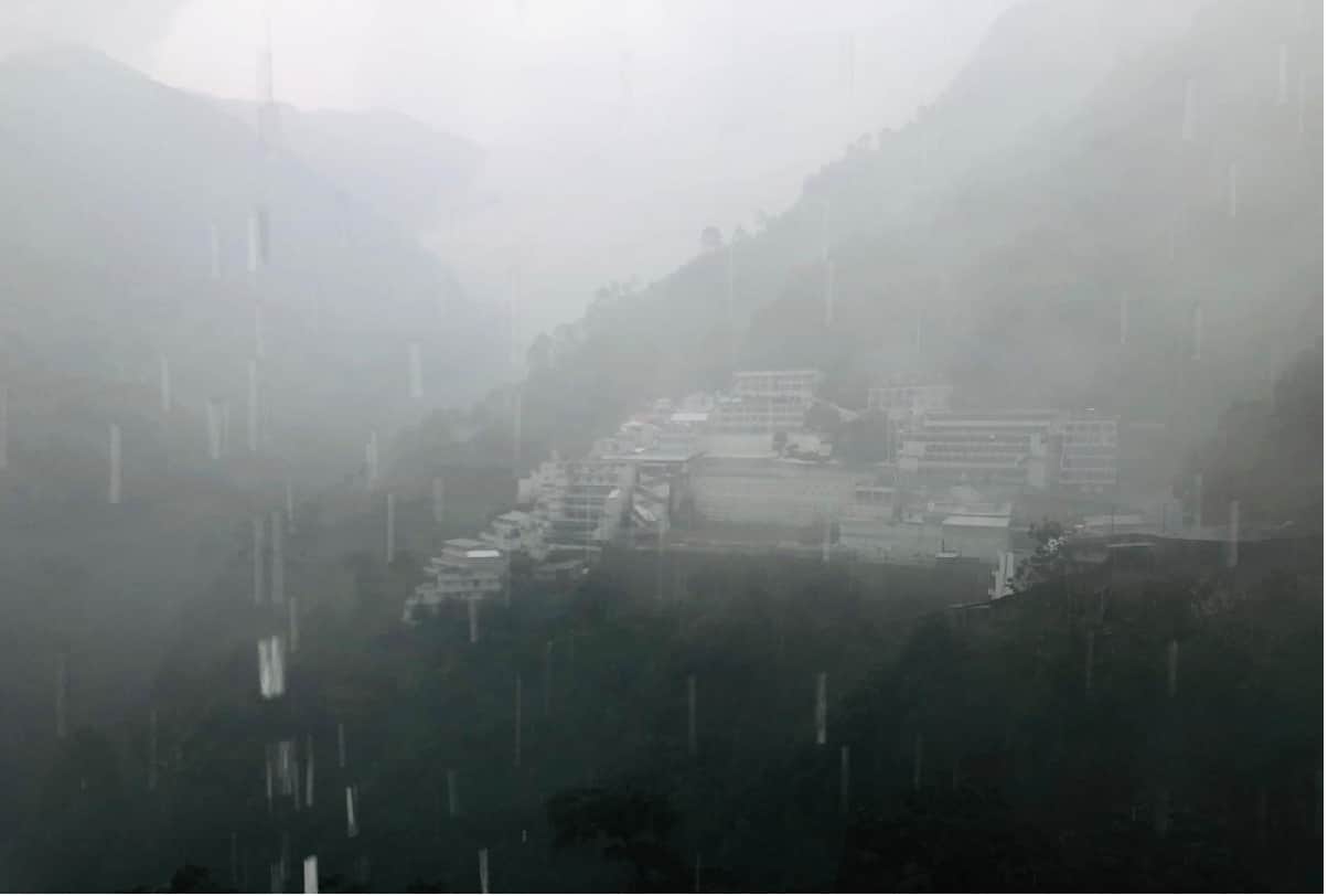 Monsoon in Jammu and Kashmir, rainfall in Mata Vaishno Devi Dham and nearby areas