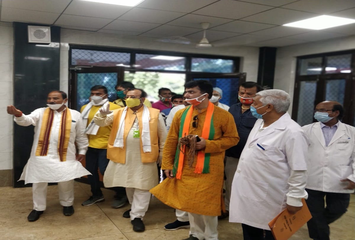 Health Minister Suresh Khanna has seen the arrangements in SRN and talked to the corona infected