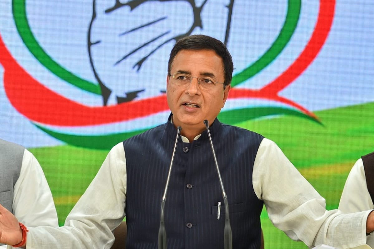 Press Conference of Congress Spokesman Randeep Surjewala