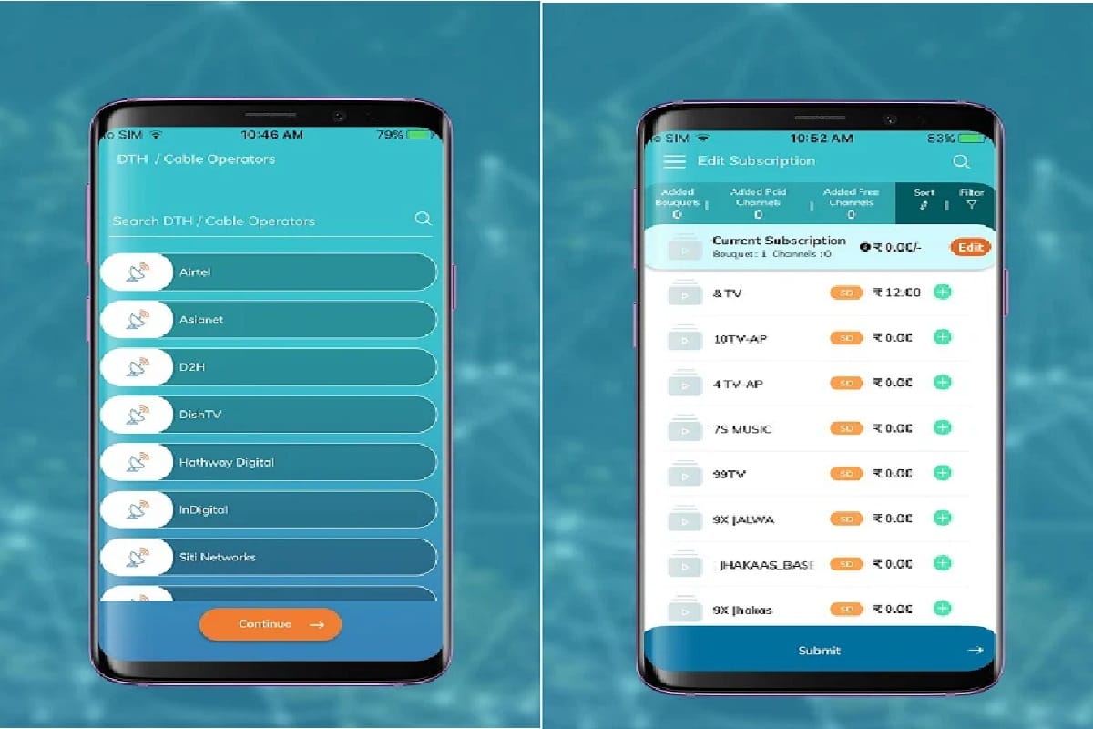 TRAI Channel Selector App