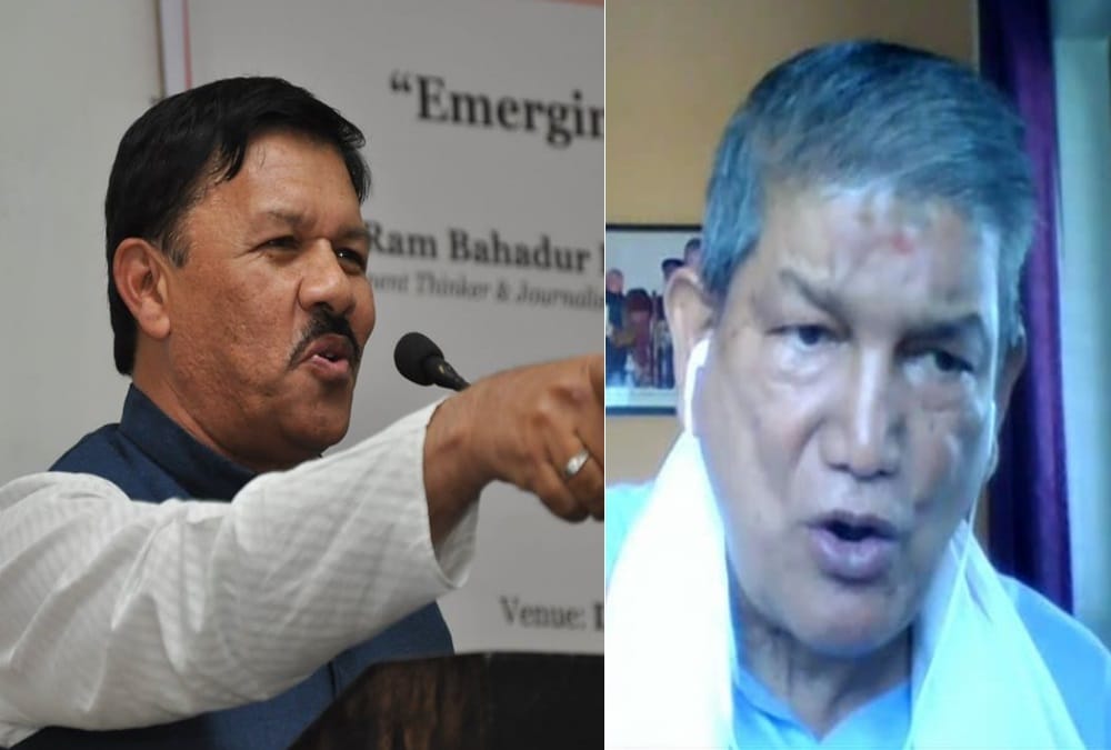 India China Dispute: Bjp and Congress Ask Questions to Each other on social media in uttarakhand