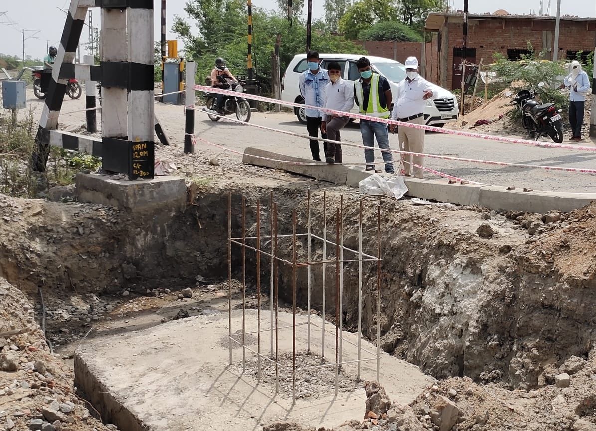 railway track repair in orai