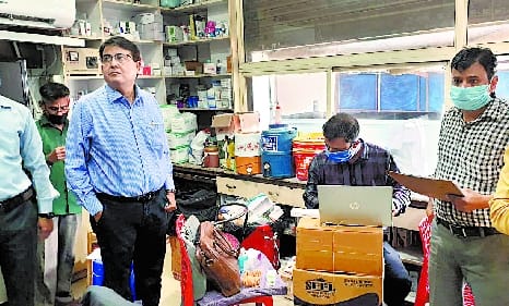 Medical stores of hospitals raided, nine samples filled