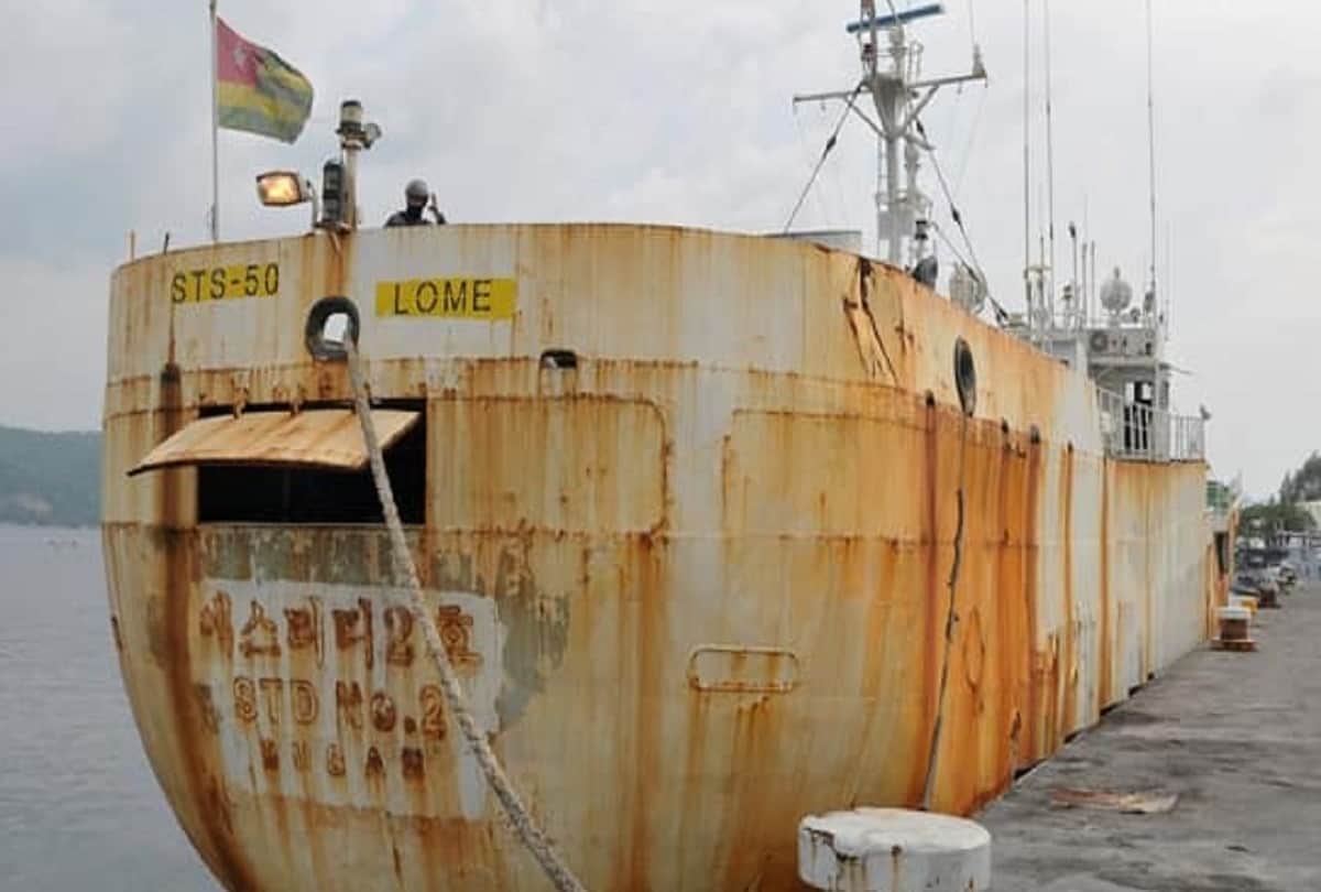 Worlds most wanted ship Andrey Dolgov or STS 50 is a illegal fishing boat