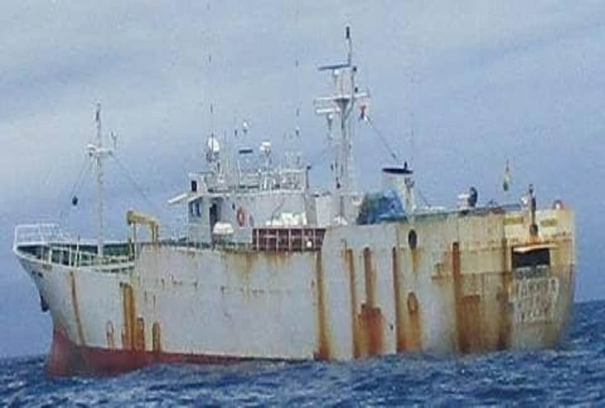 Worlds most wanted ship Andrey Dolgov or STS 50 is a illegal fishing boat