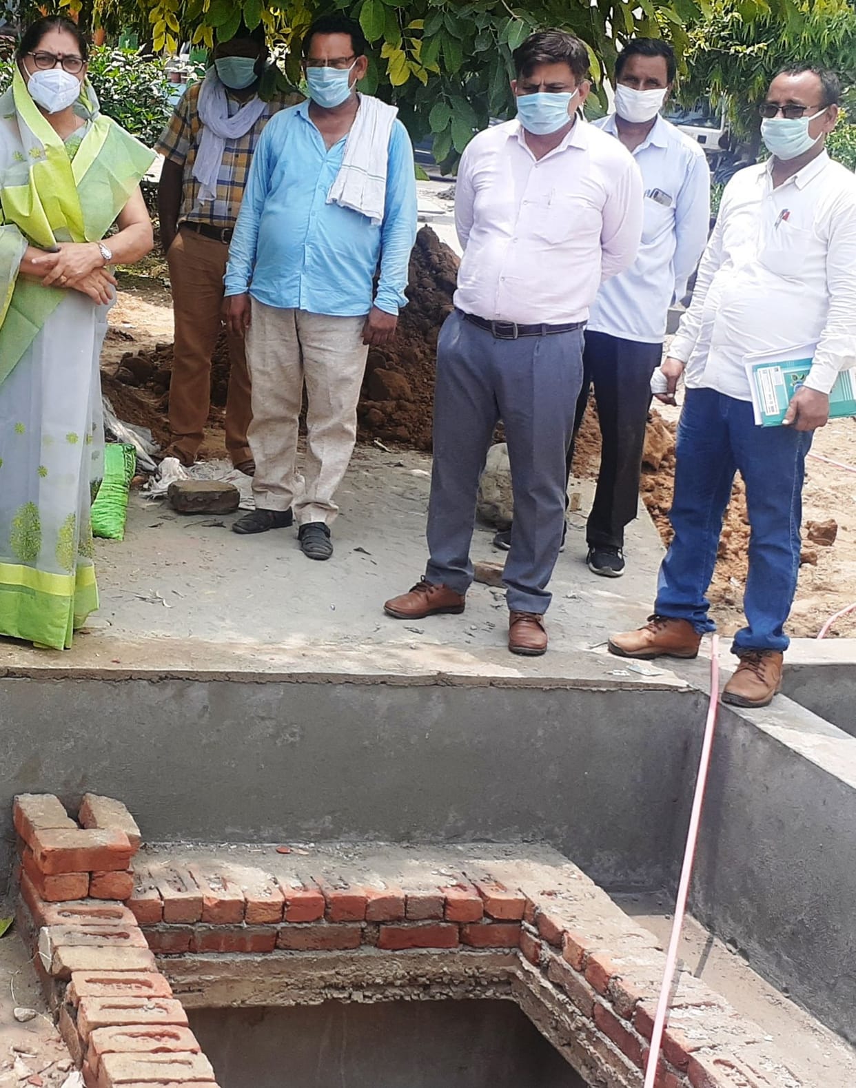 Chairperson oversaw rain water harvesting