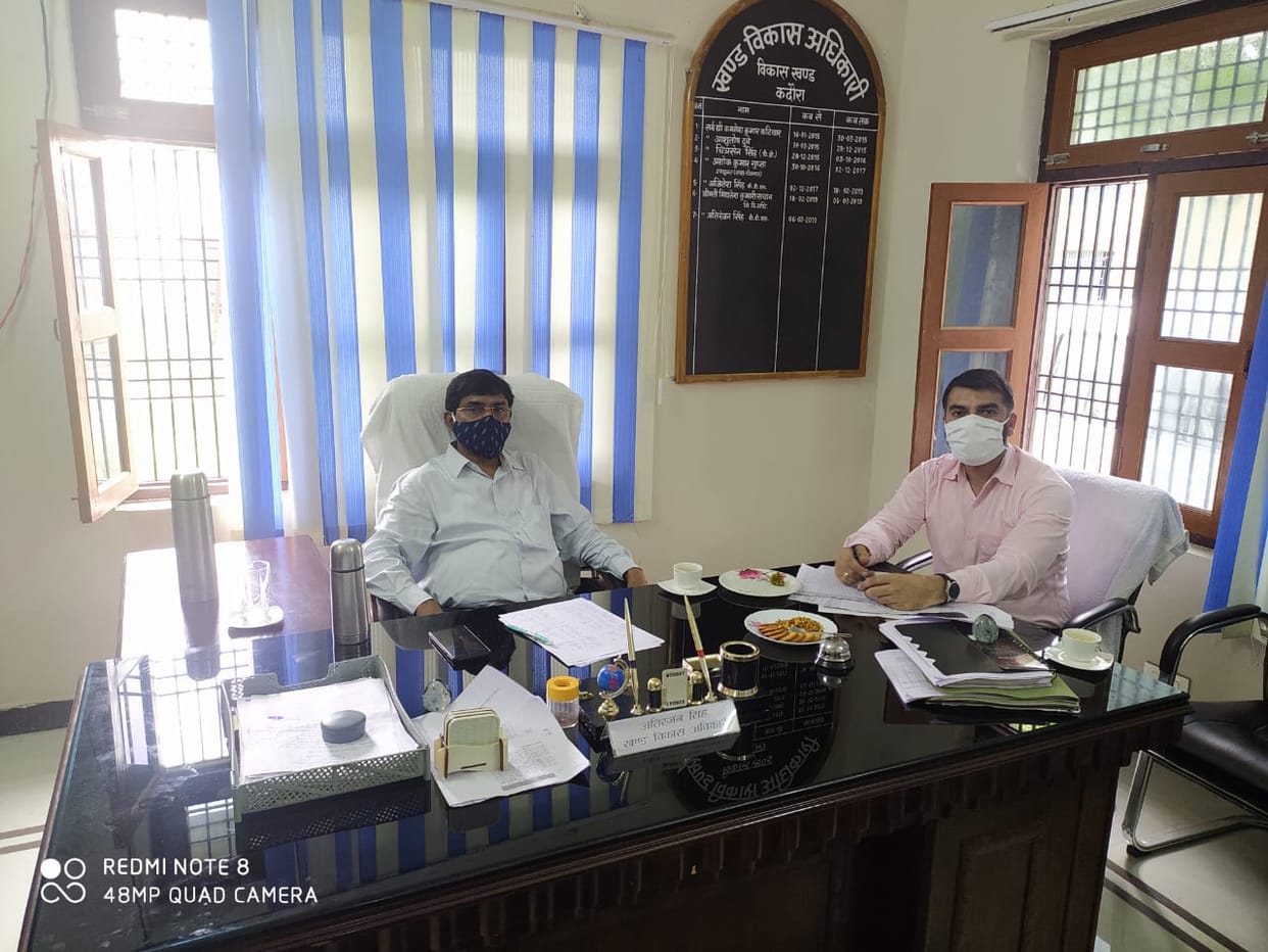 Deputy Commissioner furious over slow progress of MNREGA work