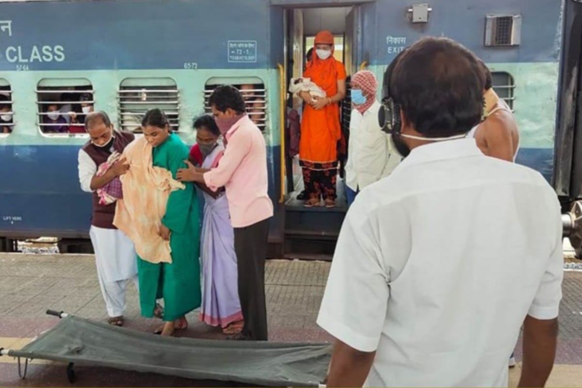 Piyush goyal tweet picture says baby boy takes birth aboard in Secunderabad Howrah Special train 