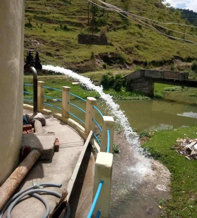 jal nigam ne gethana tyoobavel ko naineetaal peyajal yojana se joda