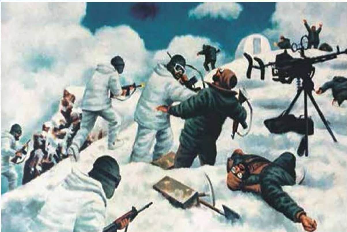 1987 at Siachen Glacier war in Ladakh, Story of Bana top, Paramveer Chakra vijeta Bana Singh