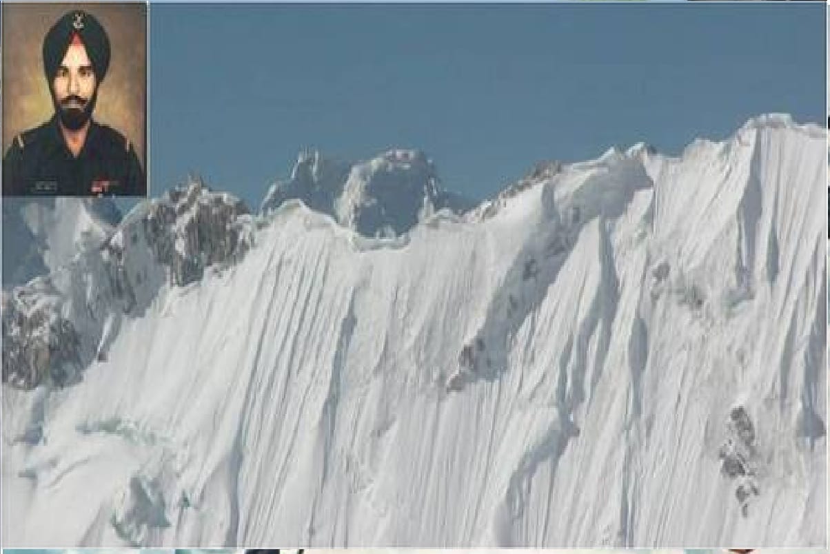 1987 at Siachen Glacier war in Ladakh, Story of Bana top, Paramveer Chakra vijeta Bana Singh