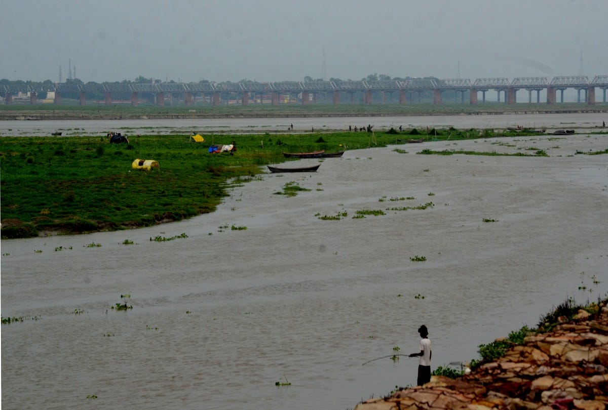 Ganga water level rises in Prayagraj