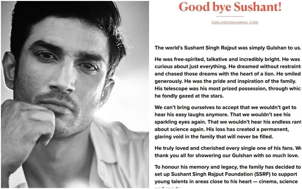 Twitter Account of Sushant Singh Rajput Father KK Singh is Fake Says Family Source