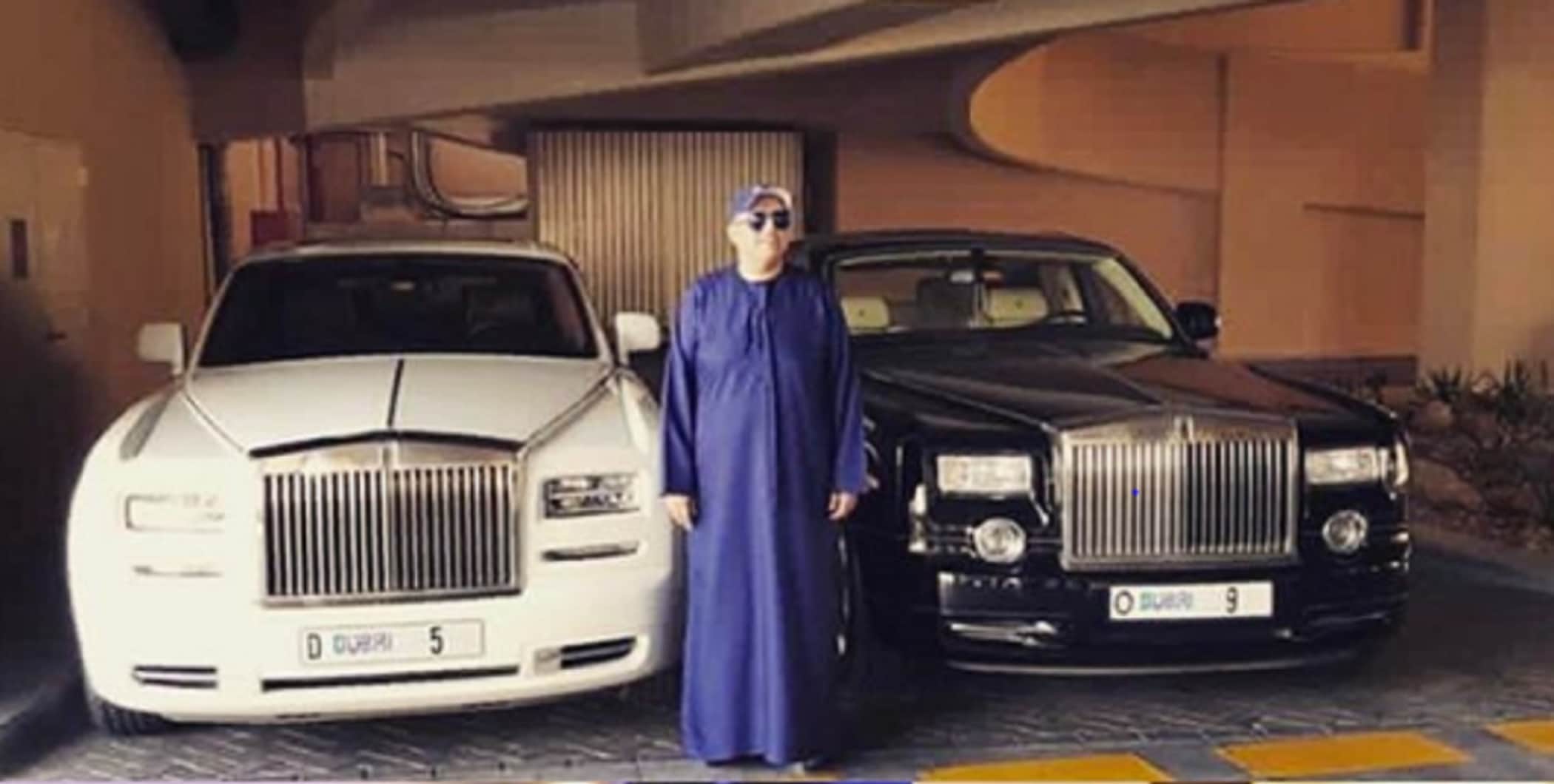 Dubai's businessman Balwinder Sawhney had spent 33 million dirhams for his Rolls Royce vehicle, which police invoiced