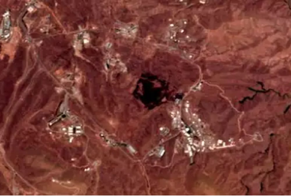 Satellite image: Iran blast struck by suspected missile site