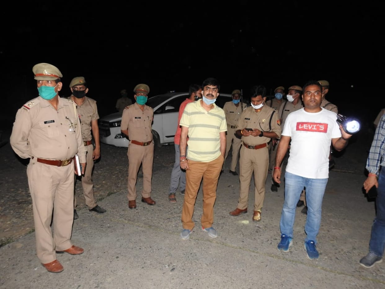 DM and SSP visited the mining area at night