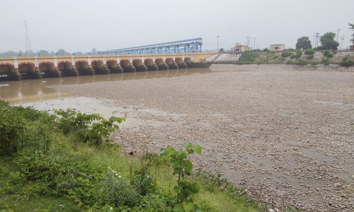 Cleaning of Sharada Channel