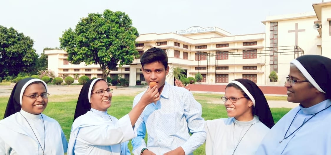 Vaibhav in Inter, Piyush District Topper in High School
