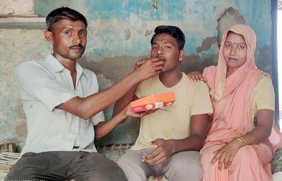 Topper Ankush hopes to change the picture of the village's shabby road
