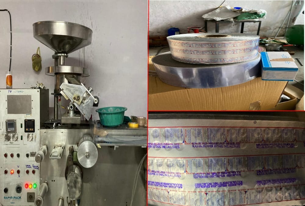 Roorkee News: Drugs Department team Raid in Medicine Factory Which runs On Food License