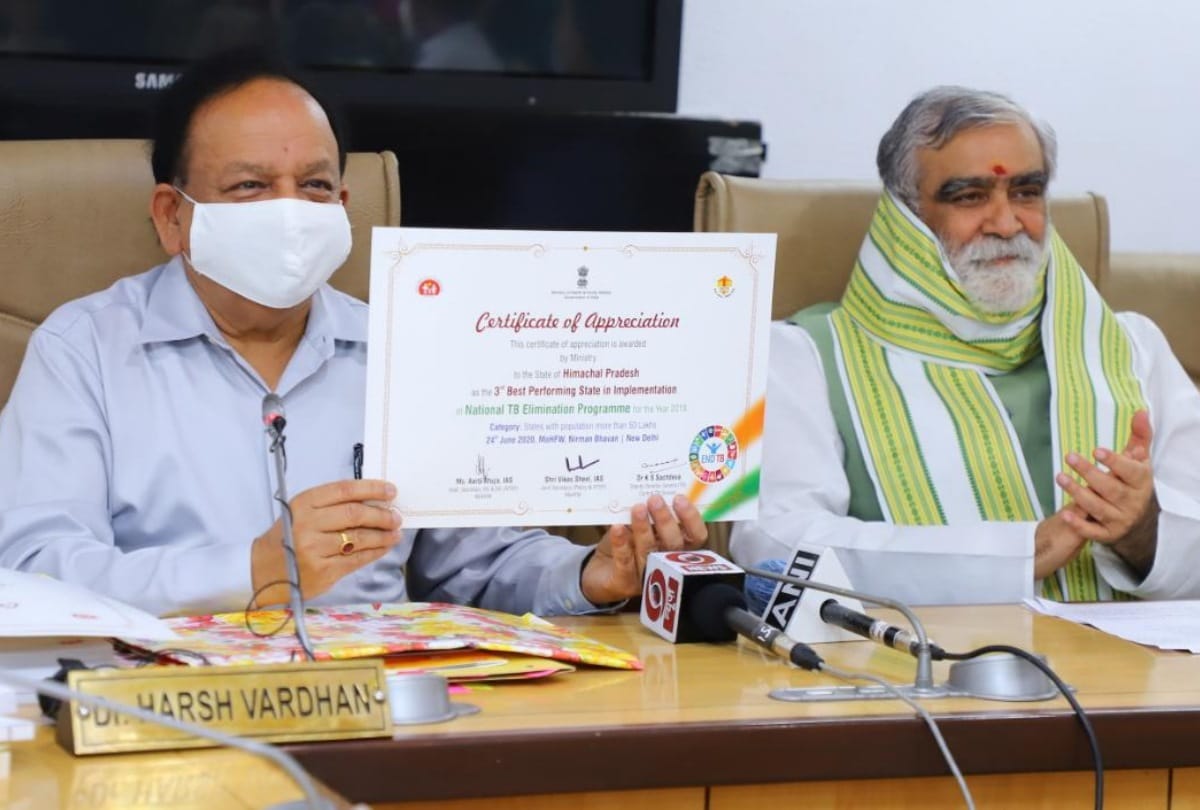 himachal pradesh third best performing state in implementing National TB Elimination Program