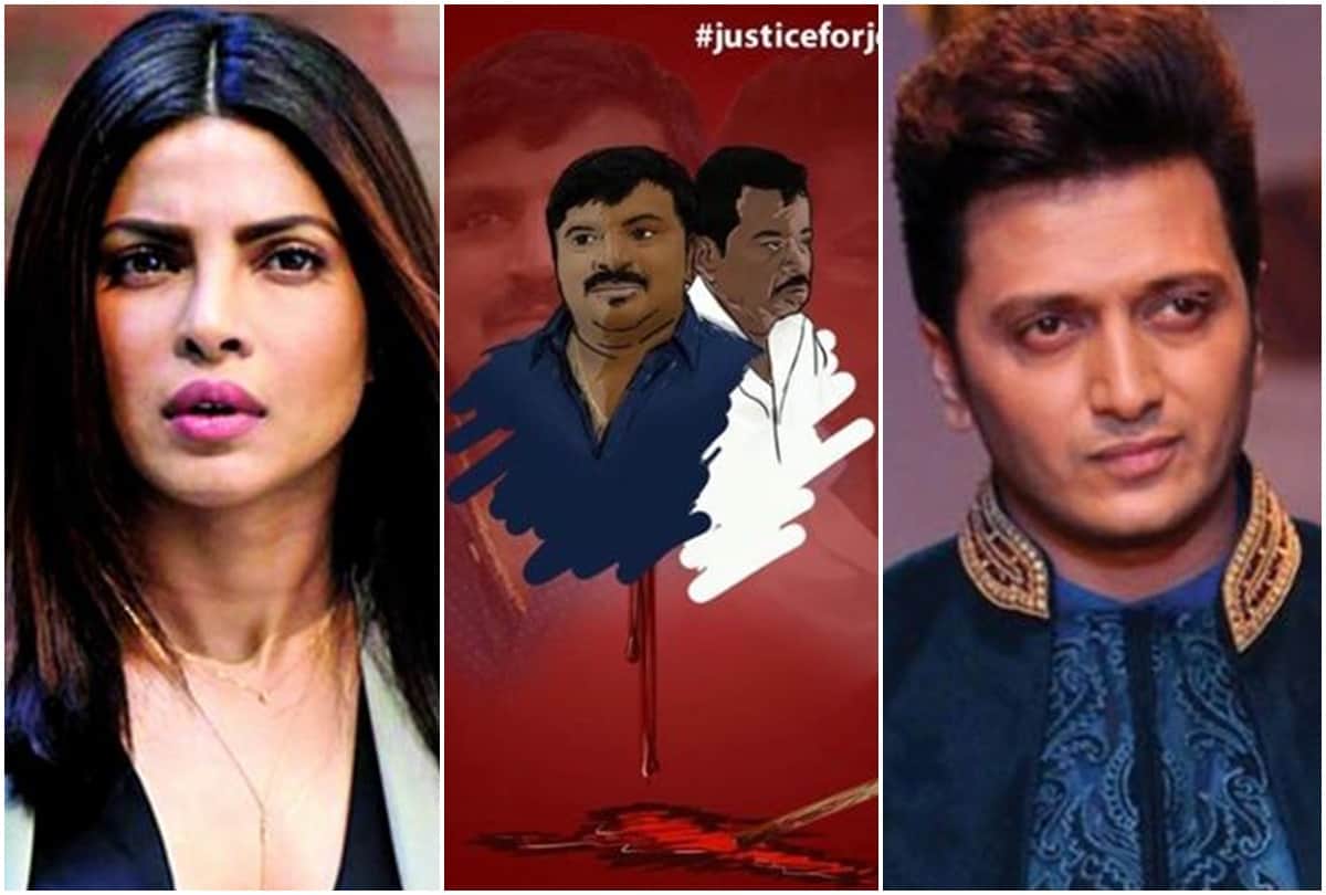 Bollywood celebs tweet and reaction on jayaraj and fenix Case Priyanka Chopra Riteish Deshmukh Taapsee Pannu
