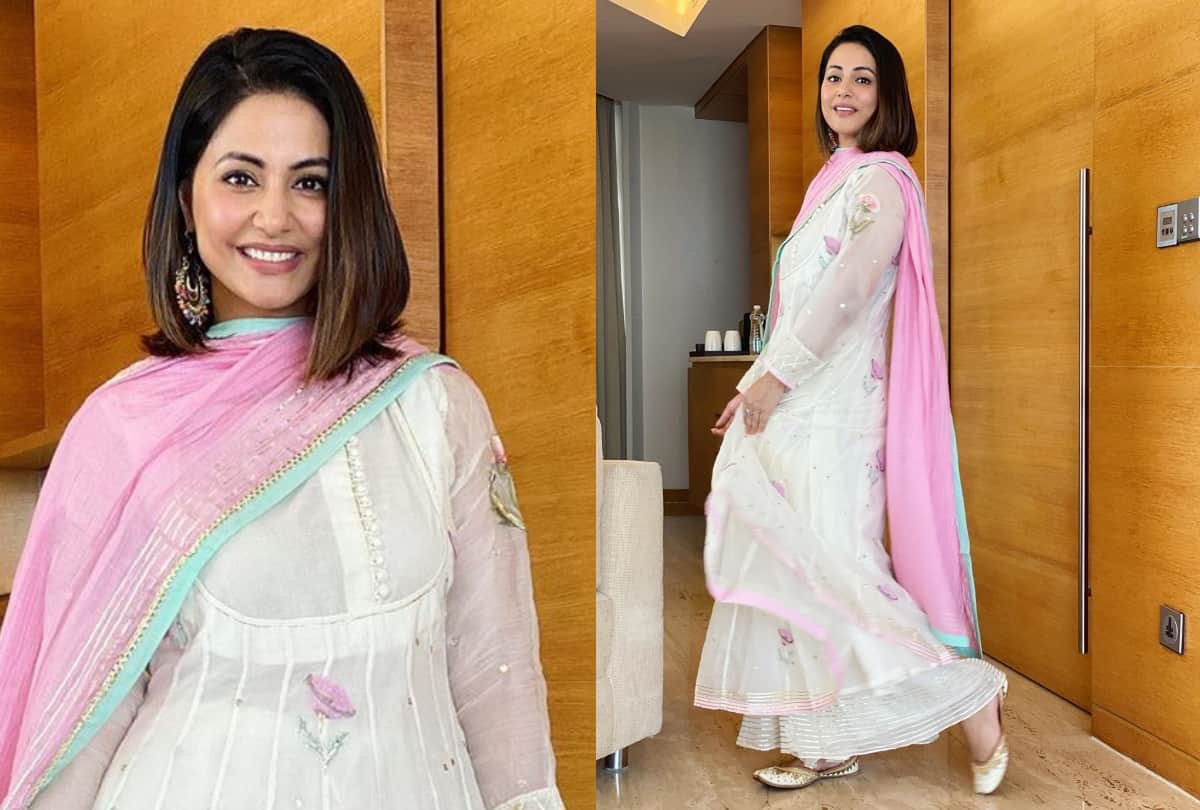 holi outfit 2021 get ready take fashion inspiration with hina khan traditional look