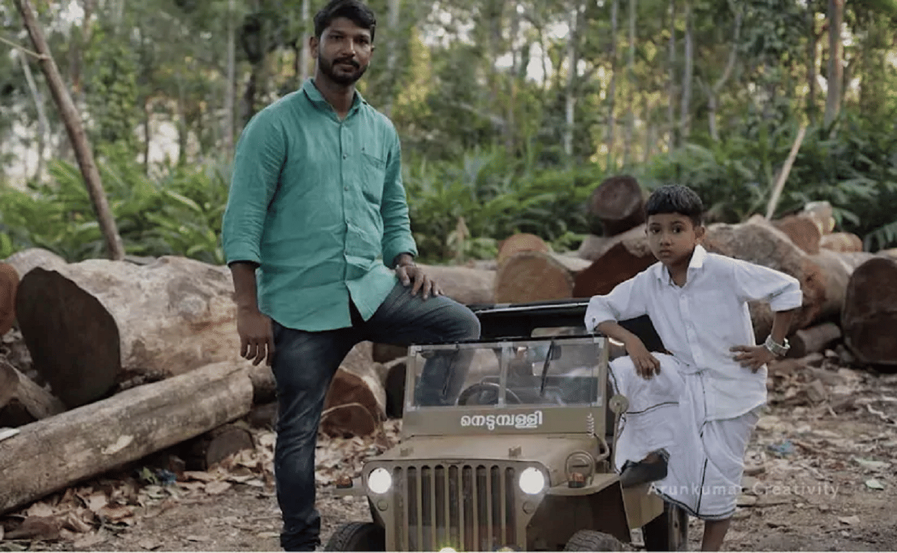 jeep willys miniature designed for birthday gift in Kollam kerala jeep willys toy jeep willys toy anand mahindra appreciated