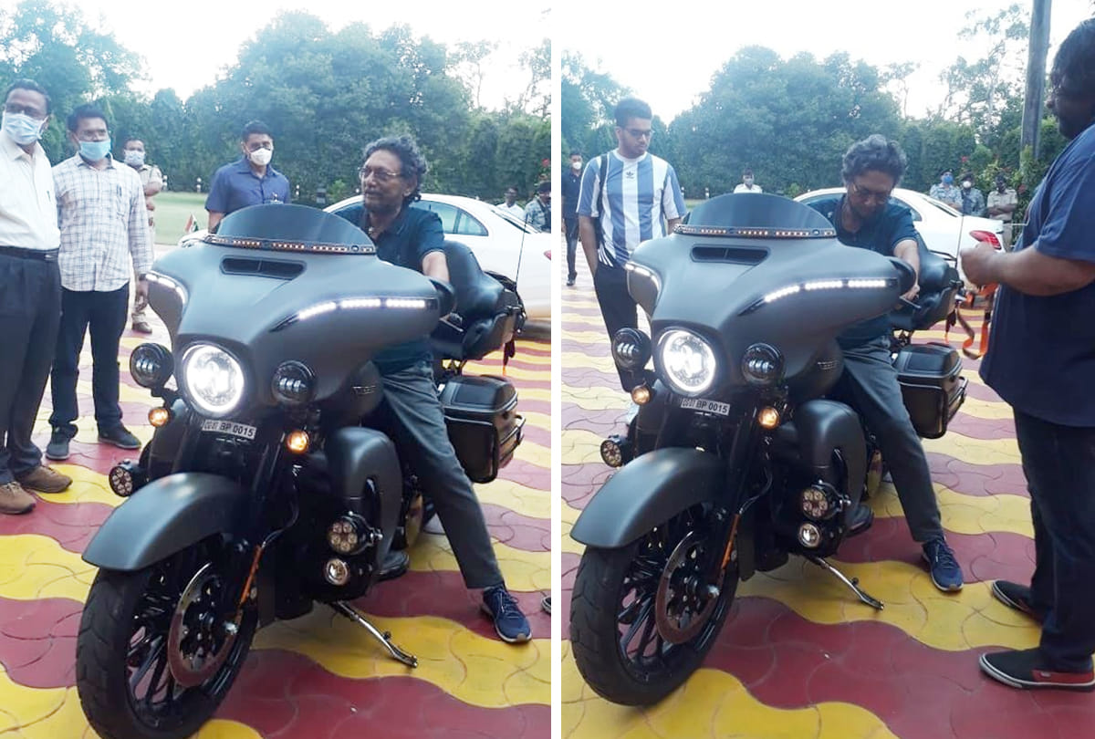 CJI Sharad Arvind Bobde Spotted Checking Out Harley Davidson And His Love For Bikes is Evident, photo viral