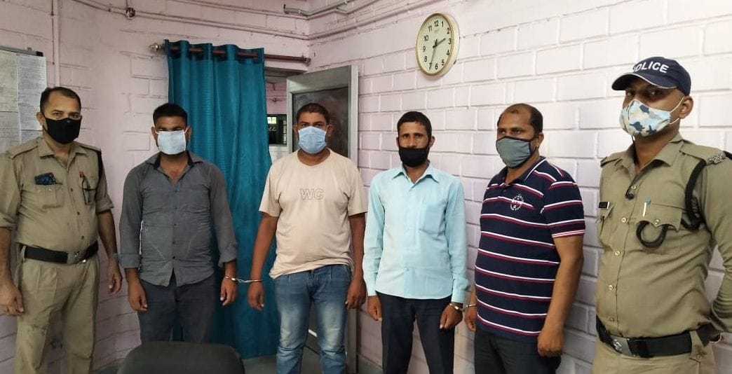 Four arrested in truck driver's death case