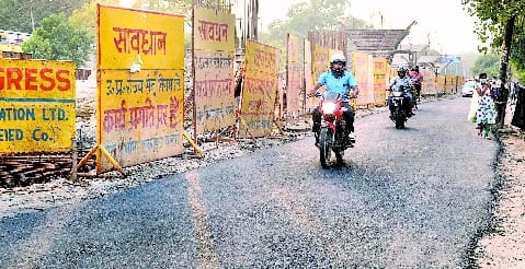 Chaupula Flyover: Construction of service road towards Fort also started