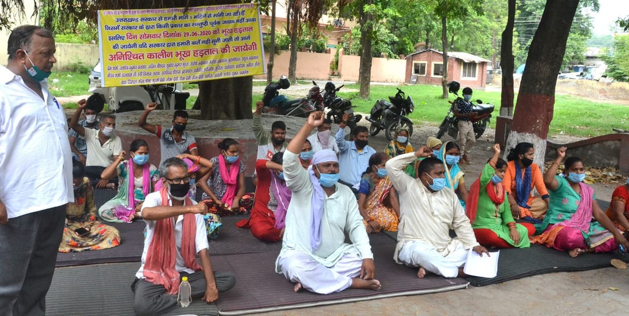 The pain of women spilled at the protest site