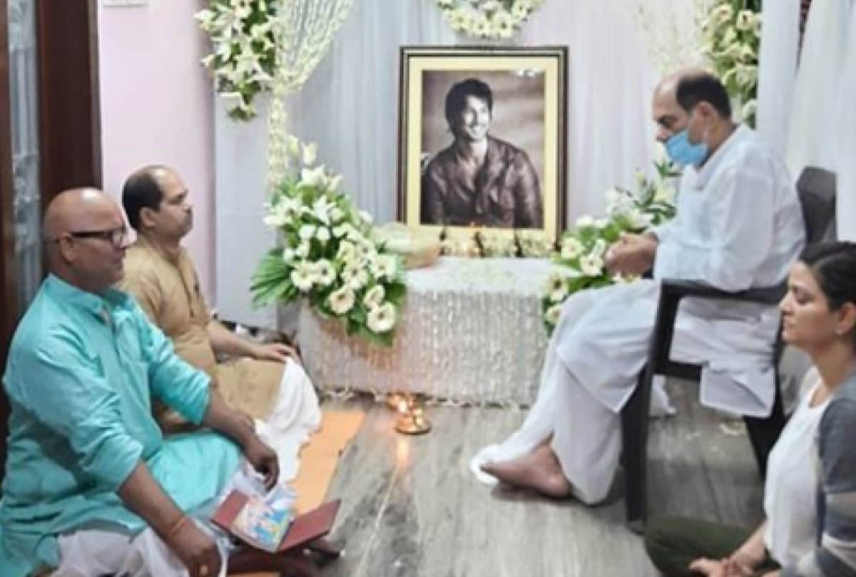 sushant singh rajput death sister share photo and final send off