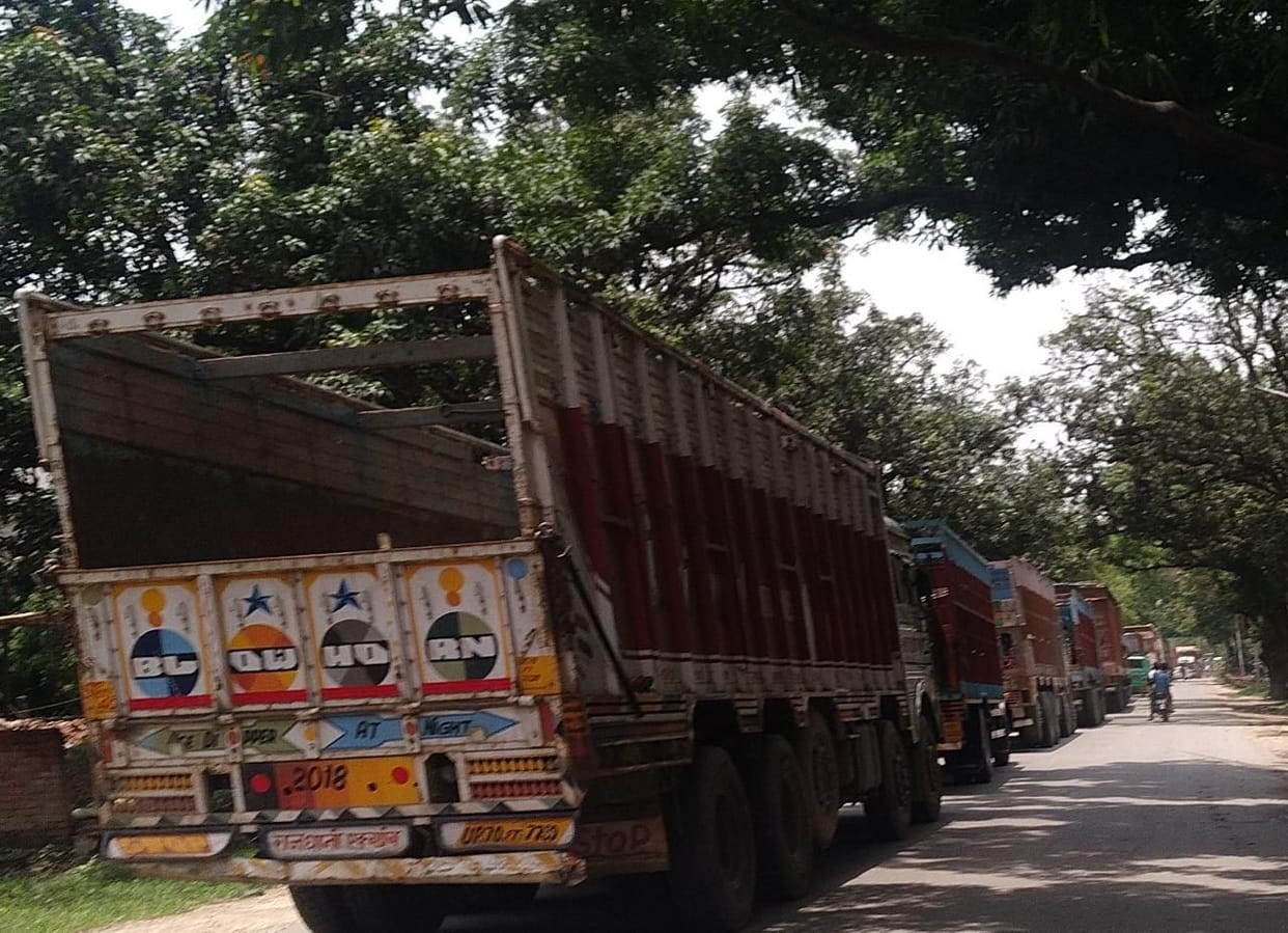 Lucknow-Bangarmau route was jammed for four hours