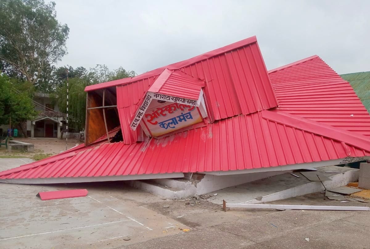 Himachal News: Heavy Rain Storm Hailstorm damaged crops houses vehicles