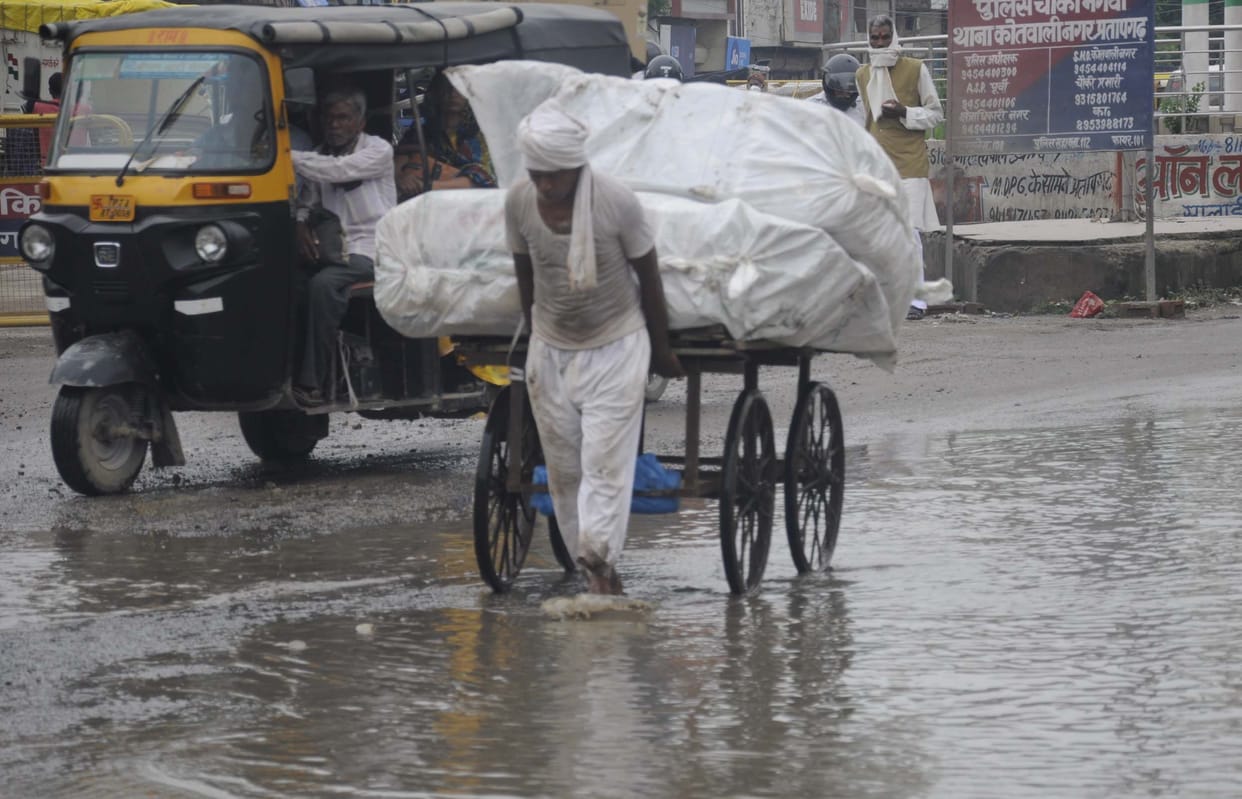 temperature drops due to rain no relief from humidity