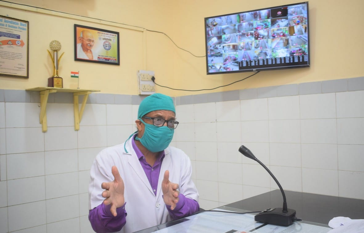 CC camera and Mike monitor the hospital