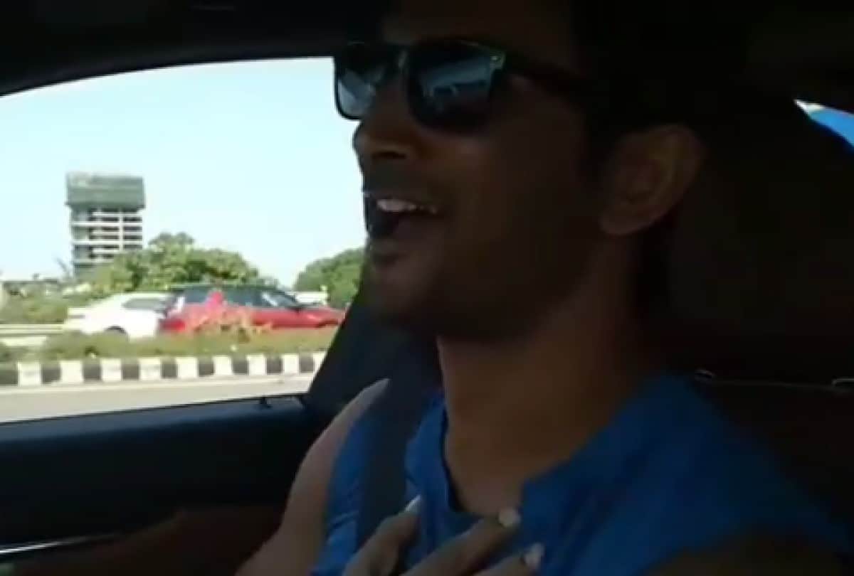 Sushant Singh Rajput recreating Shah Rukh Khan song during driving in throwback video