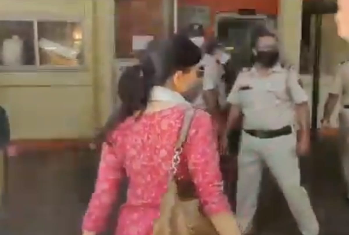 Sanjana Sanghi arrives at police station to record her statement On Sushant Singh Rajput Suicide Case