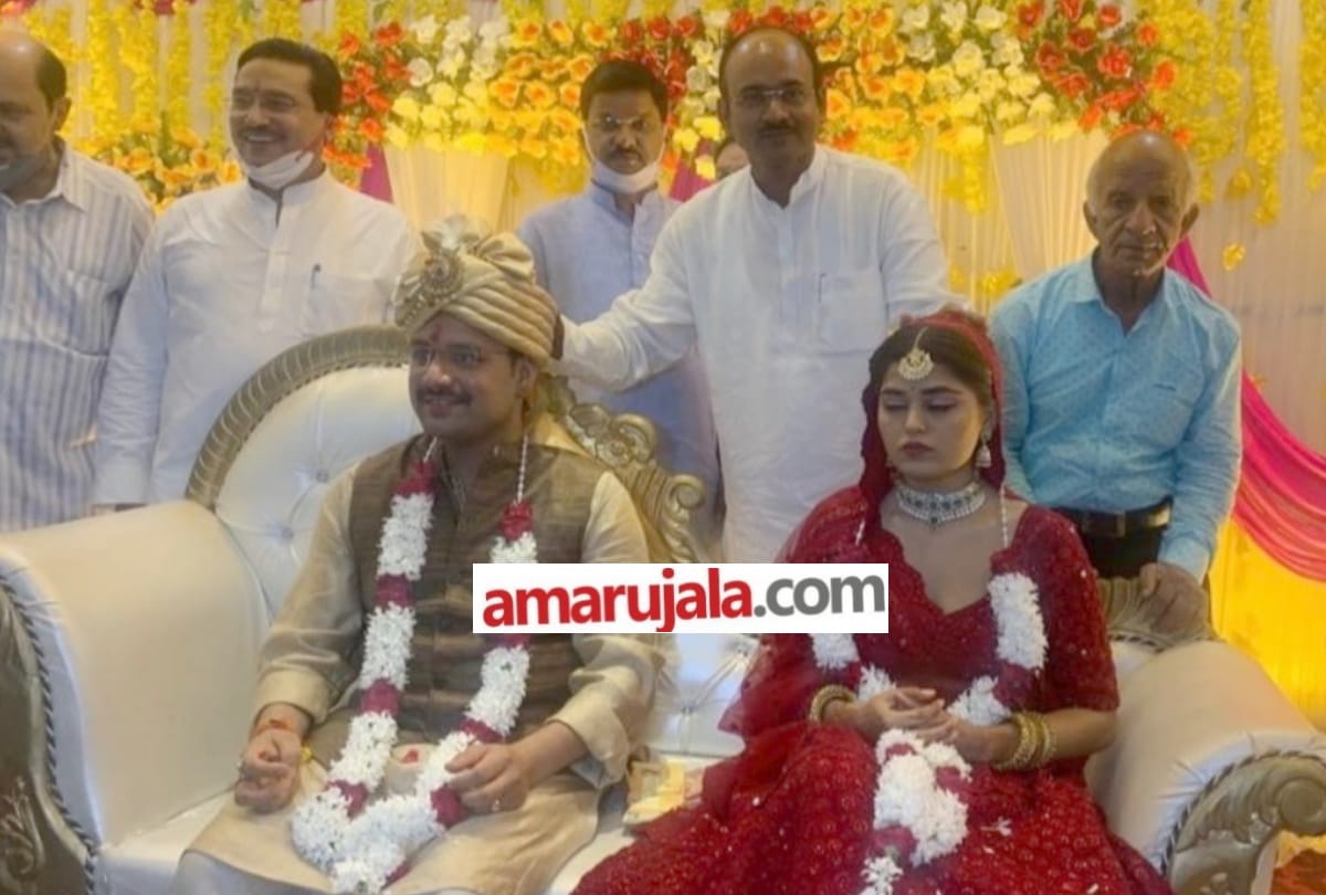 MLA Aman Mani Tripathi second marriage latest Photos in Gorakhpur UP