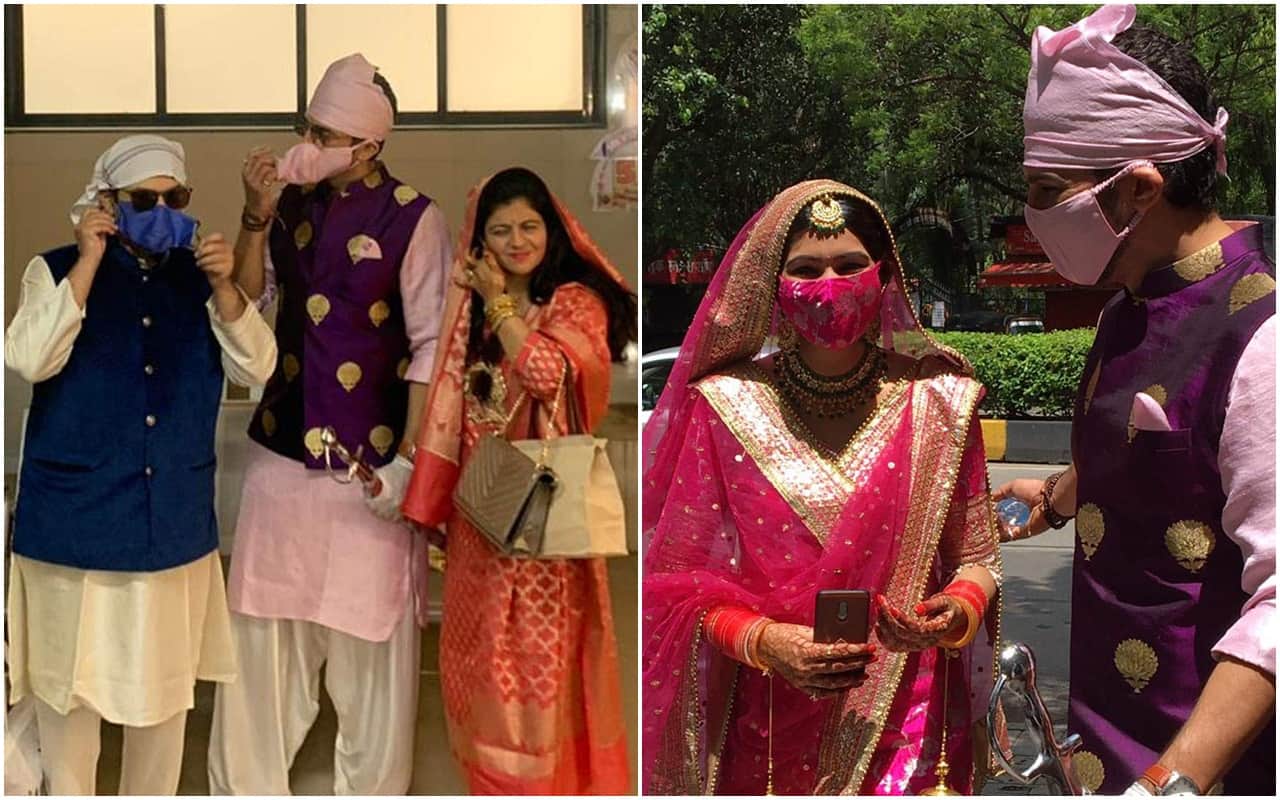 Sasural Simar Ka actor Manish Raisinghan marries Sangeeta Chauhan in Mumbai During Lockdown