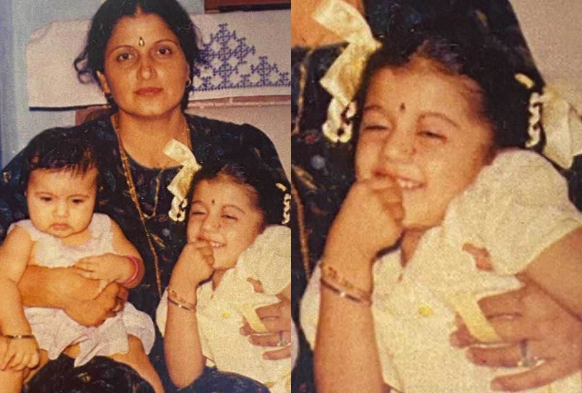 Taapsee Pannu shares childhood photo with mother and sister shagun pannu