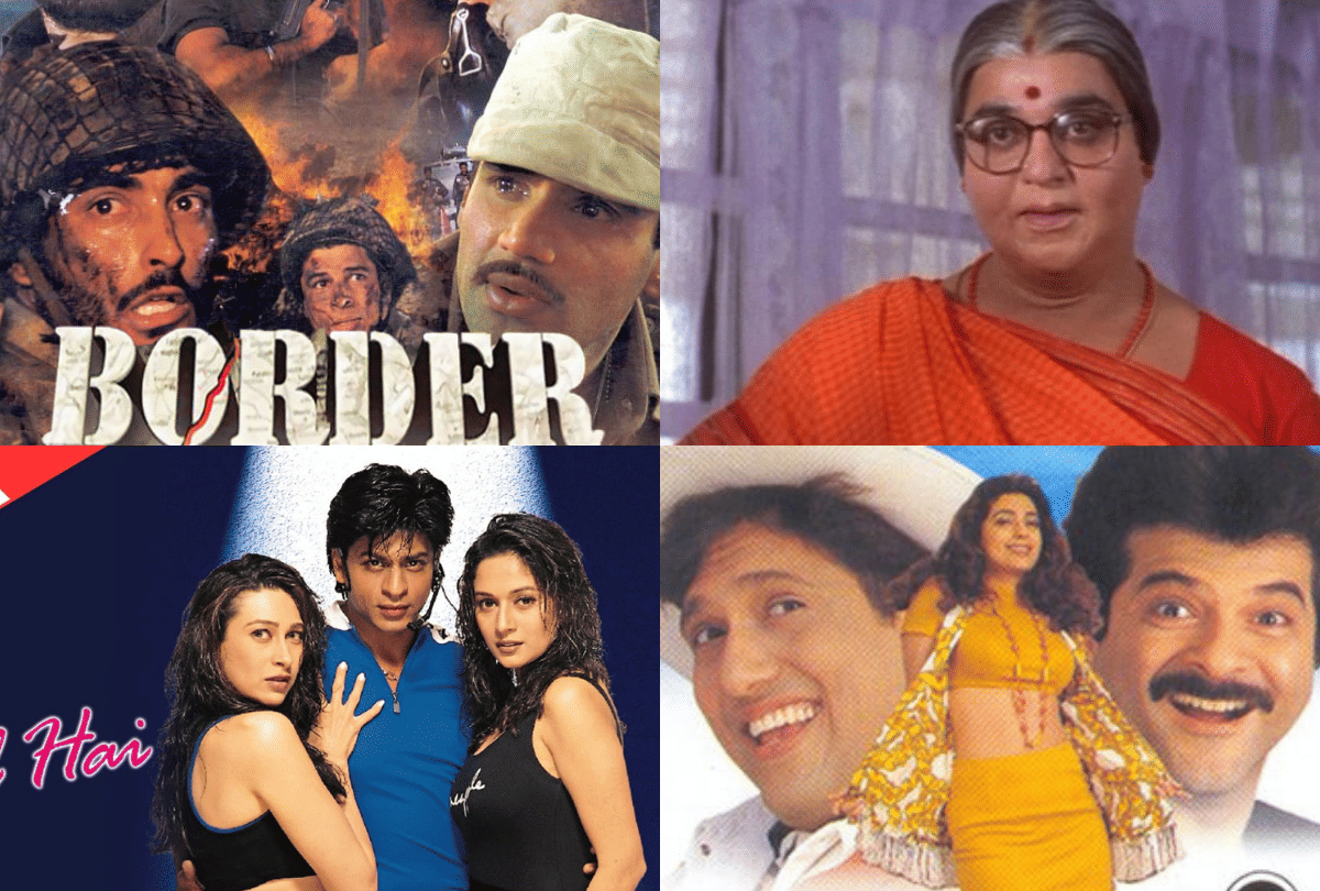 Best Bollywood Films Release In 1995 Gupt Deewana Mastana Chachi 420 Ishq Border