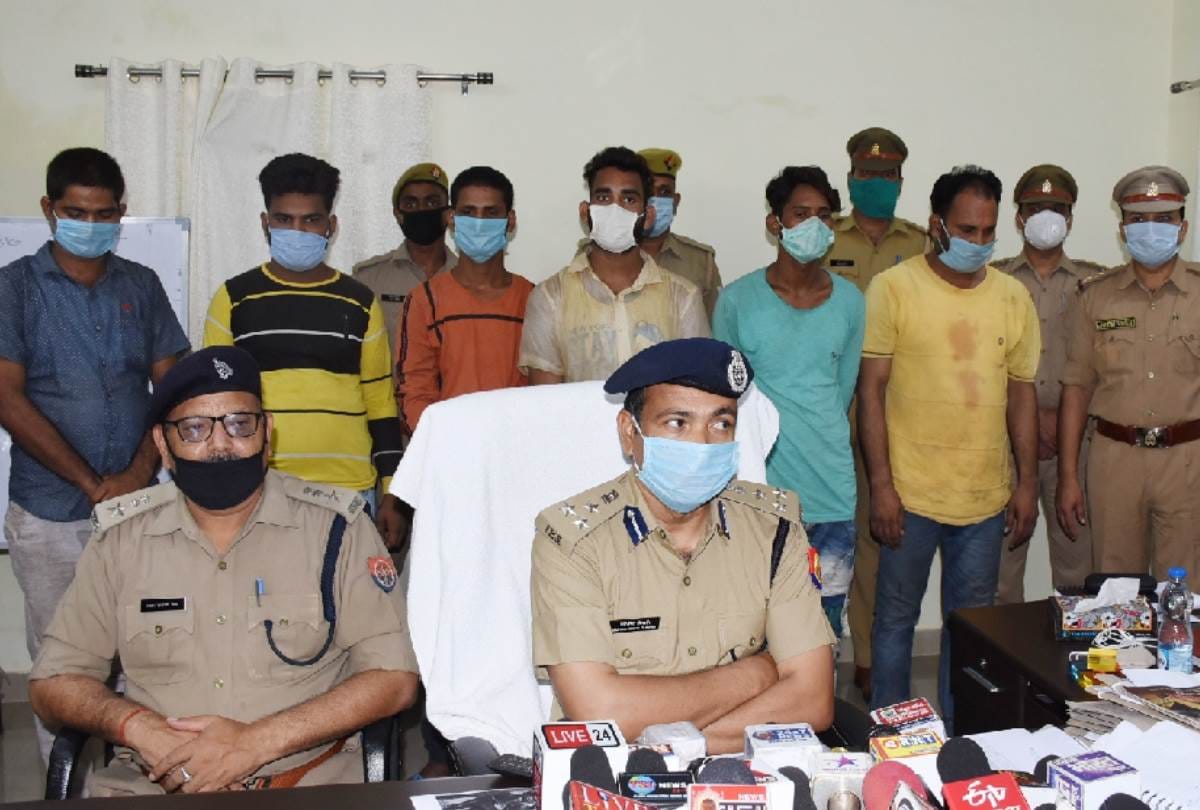 police arrested six criminals for theft in lucknow