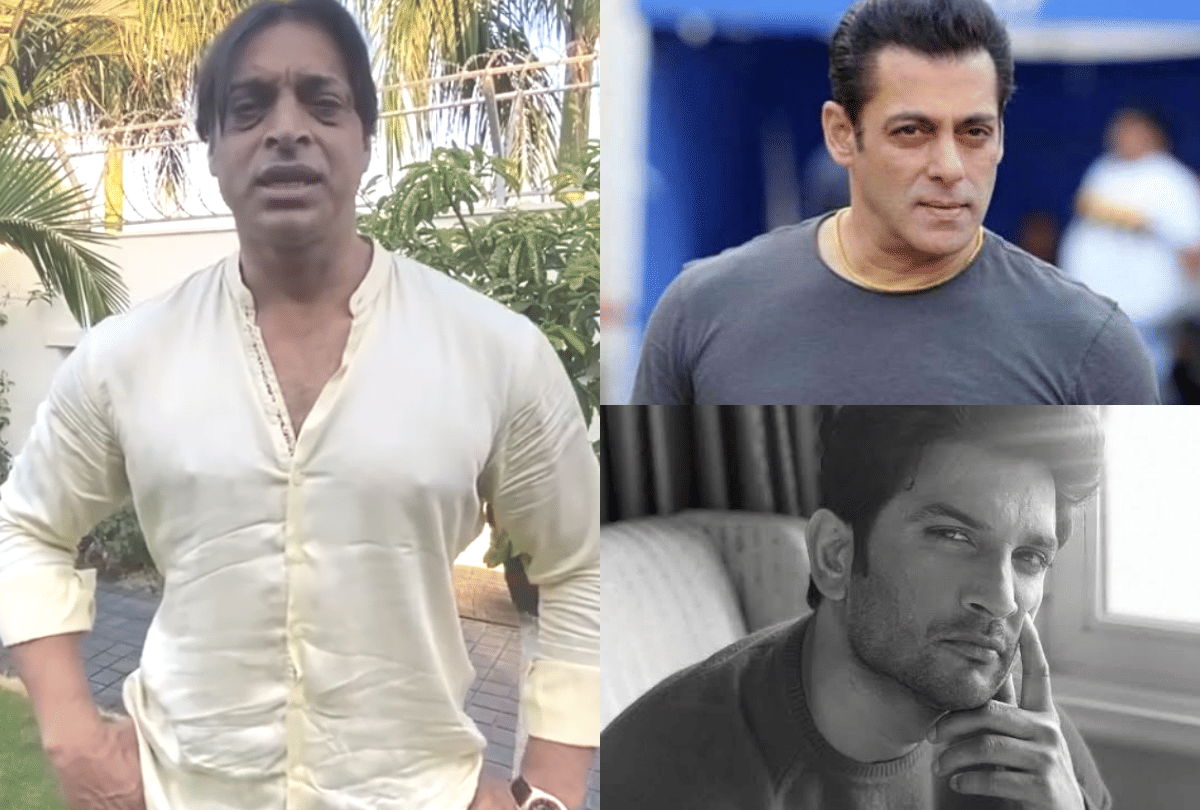 sushant singh rajput death shoaib akhtar do not blame salman khan