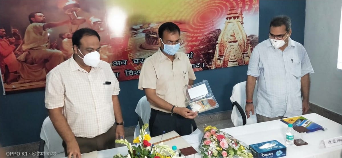 Kashi Vishwanath Prasad will be delivered to your home by Posts Department in savan month in varanasi
