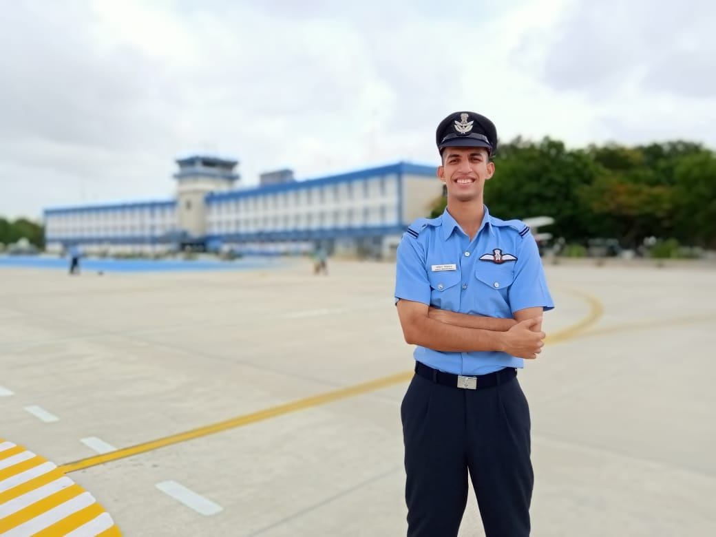 ankit become flying officer