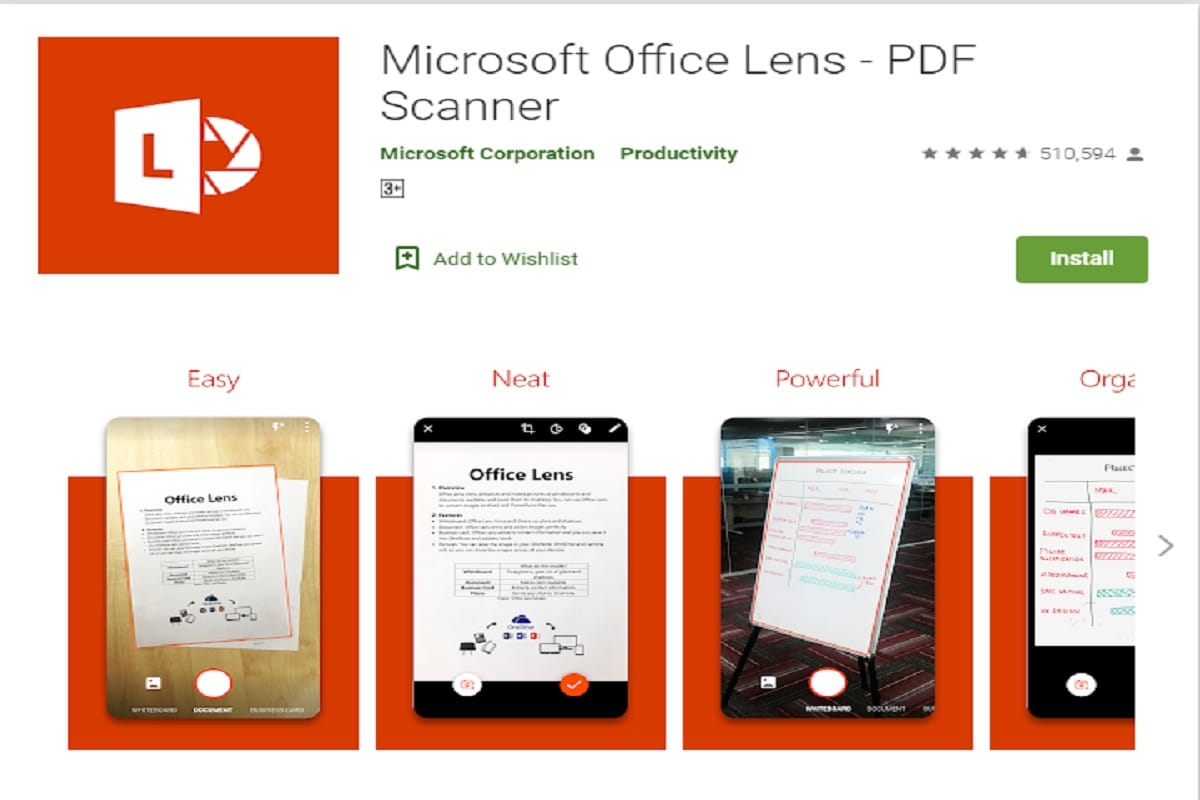 Microsoft Office Lens 