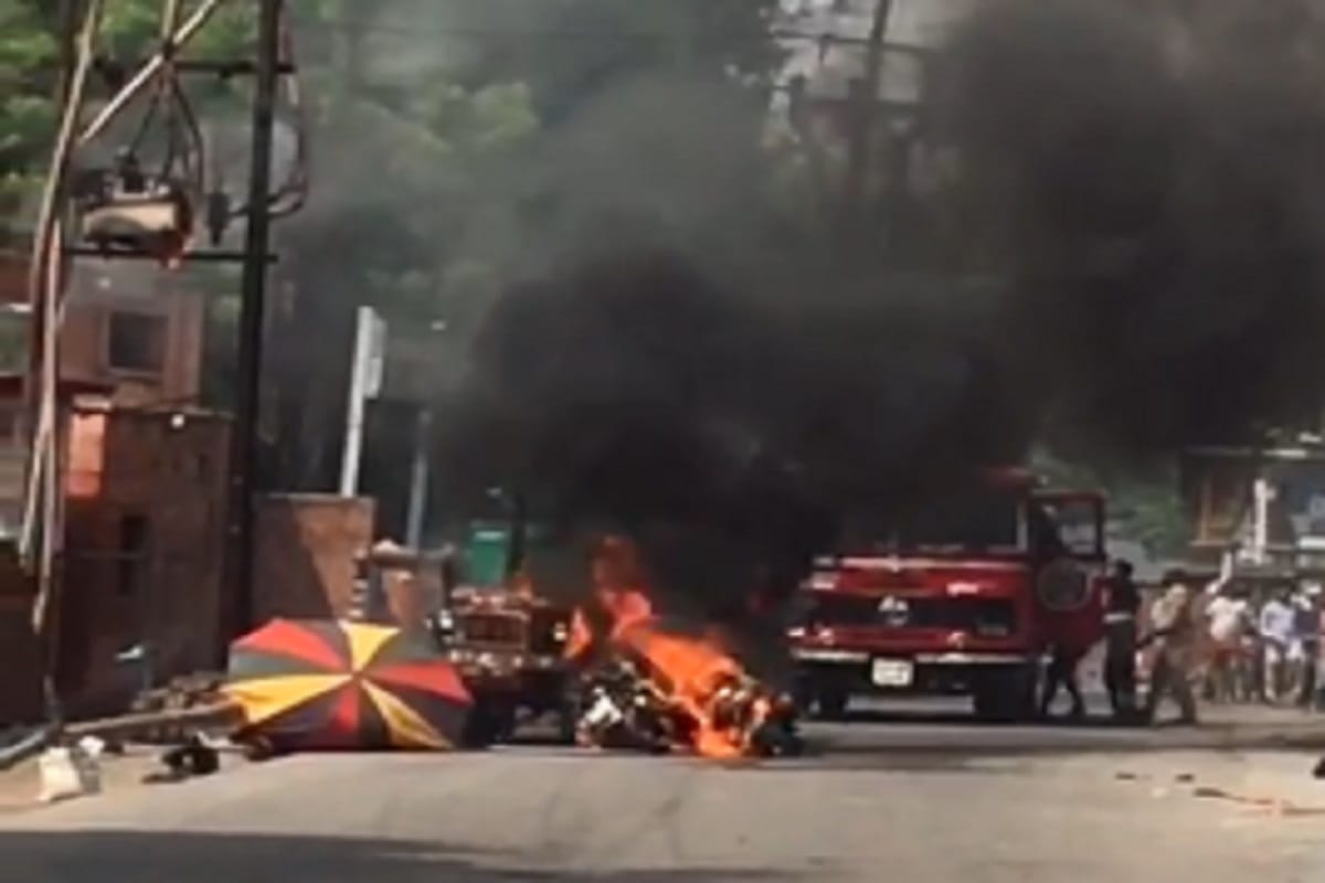 Saharanpur News: fire has in transformer near district hospital at Saharanpur